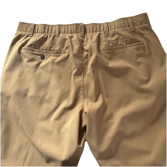 Under Armour The Showdown Golf Pants Men's 42X30.5 Beige Performance Lightweight - Picture 6 of 14